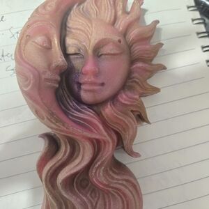 Beautiful Scented Sun/Moon Wax Figurine